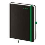 Denný diár A5 2025 Black Green 