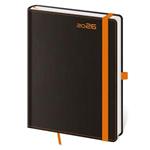 Denný diár A5 2026 Black Orange 