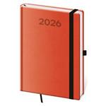 Denný diár A5 2026 Print Pop - oranžová