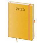 Denný diár A5 2026 Print Pop - žltá