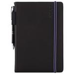 Diár AMOS týždenný špeciál A5 2027 - čierna/modrá gumička