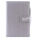 Diár BRILIANT denný A5 2027 slovenský - strieborná