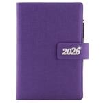 Diár BRILIANT týždenný A5 2026  - fialová