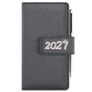 Diár BRILIANT týždenný vreckový 2027 slovenský - čierna