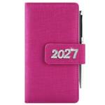 Diár BRILIANT týždenný vreckový 2027 slovenský - ružová