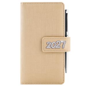 Diár BRILIANT týždenný vreckový 2027 slovenský - zlatá