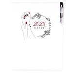 Diár DESIGN denný A4 2025 - Nails 