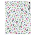 Diár DESIGN denný A4 2027 - Jarné kvety