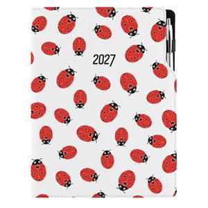 Diár DESIGN denný A4 2027 - Lienka