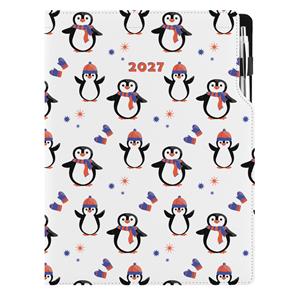 Diár DESIGN denný A4 2027 - Tučniak