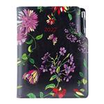 Diár DESIGN denný A5 2027 slovenský - čierna - Kvety