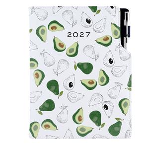 Diár DESIGN denný B6 2027 - Avokádo