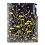 Diár DESIGN denný B6 2027 - čierna - Lúka