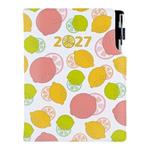 Diár DESIGN denný B6 2027 - Citron