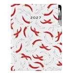 Diár DESIGN týždenný A4 2027 - Chilli