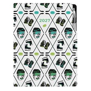 Diár DESIGN týždenný A4 2027 - Hokej