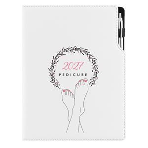 Diár DESIGN týždenný A4 2027 - Pedikúra