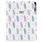 Diár DESIGN týždenný A4 2027 - Pierka