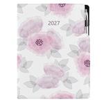 Diár DESIGN týždenný A4 2027 - Pivonka