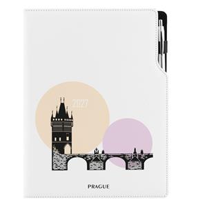 Diár DESIGN týždenný A4 2027 - Praha