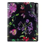 Diár DESIGN týždenný A5 2026  - čierna - Kvety