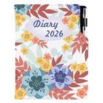 Diár DESIGN týždenný A5 2026  - Jesenné kvety