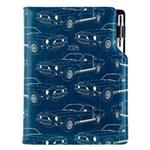 Diár DESIGN týždenný  A5 2026  - modrá - Mustang