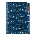 Diár DESIGN týždenný B6 2027 český - modrá - Mustang