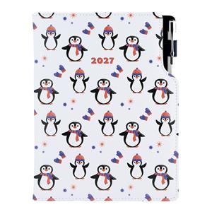 Diár DESIGN týždenný špeciál A5 2027 - Tučniak