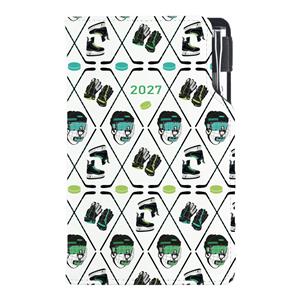 Diár DESIGN týždenný vreckový 2027 slovenský - Hokej