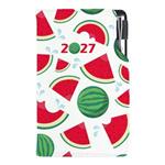 Diár DESIGN týždenný vreckový 2027 slovenský - Melón