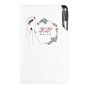Diár DESIGN týždenný vreckový 2027 slovenský - Nails