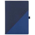 Diár DIEGO denný A4 2027 - modrá/modrá