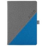Diár DIEGO týždenný A5 2026  - sivá/modrá