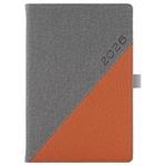 Diár DIEGO týždenný A5 2026  - sivá/oranžová