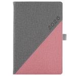 Diár DIEGO týždenný A5 2026  - sivá/růžová