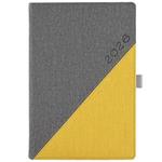 Diár DIEGO týždenný A5 2026  - sivá/žltá