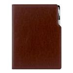 Diár GEP s perom denný A4 2027 - hnedý