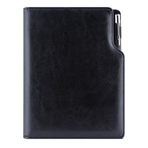 Diár GEP s perom denný A5 2027 slovenský - čierna/čierne vnútro