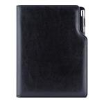 Diár GEP s perom denný B6 2027 - čierna/čierne vnútro