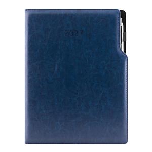 Diár GEP s perom týždenný A4 2027 - modrá