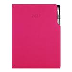 Diár GEP s perom týždenný A4 2027 - ružová