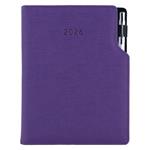 Diár GEP s perom týždenný A5 2026  - fialová
