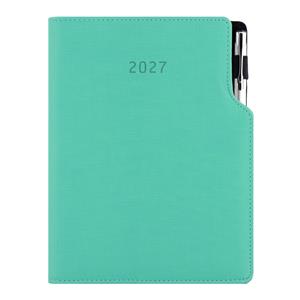 Diár GEP s perom týždenný B5 2027 - mätová