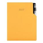 Diár GEP s perom týždenný B6 2027 - horčicová