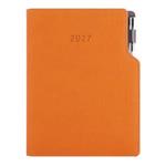 Diár GEP s perom týždenný B6 2027 - oranžová