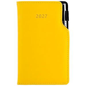 Diár GEP s perom týždenný vreckový 2027 slovenský - žltá