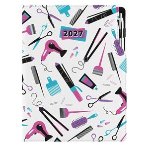 Diár KADERNÍCKY Hairdresser - DESIGN denný A4 2027