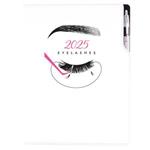 Diár KOZMETICKÝ Eyelashes - DESIGN denný A4 2025 