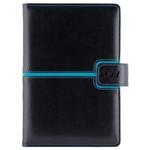 Diár MAGNETIC denný A5 2027 slovenský - čierna/tyrkysová